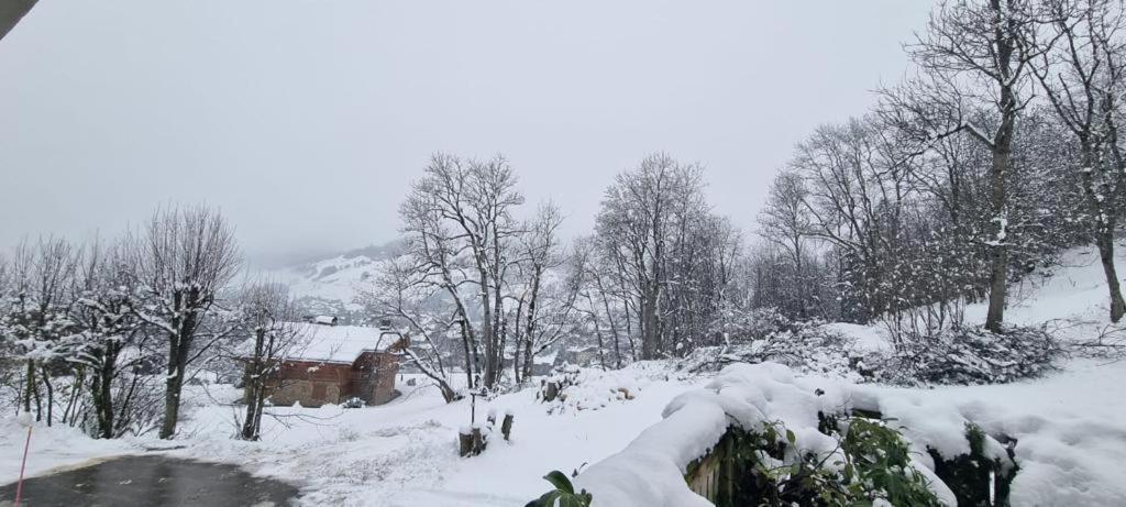 Logement A Megeve Avec Jardin Exterior foto