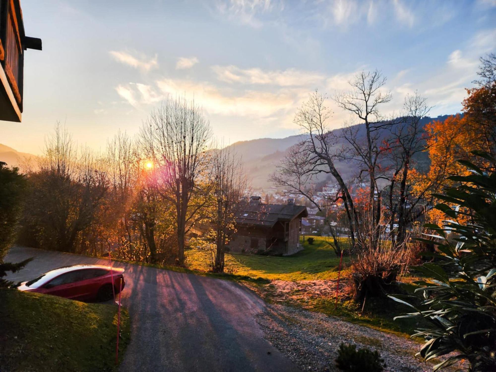 Logement A Megeve Avec Jardin Exterior foto