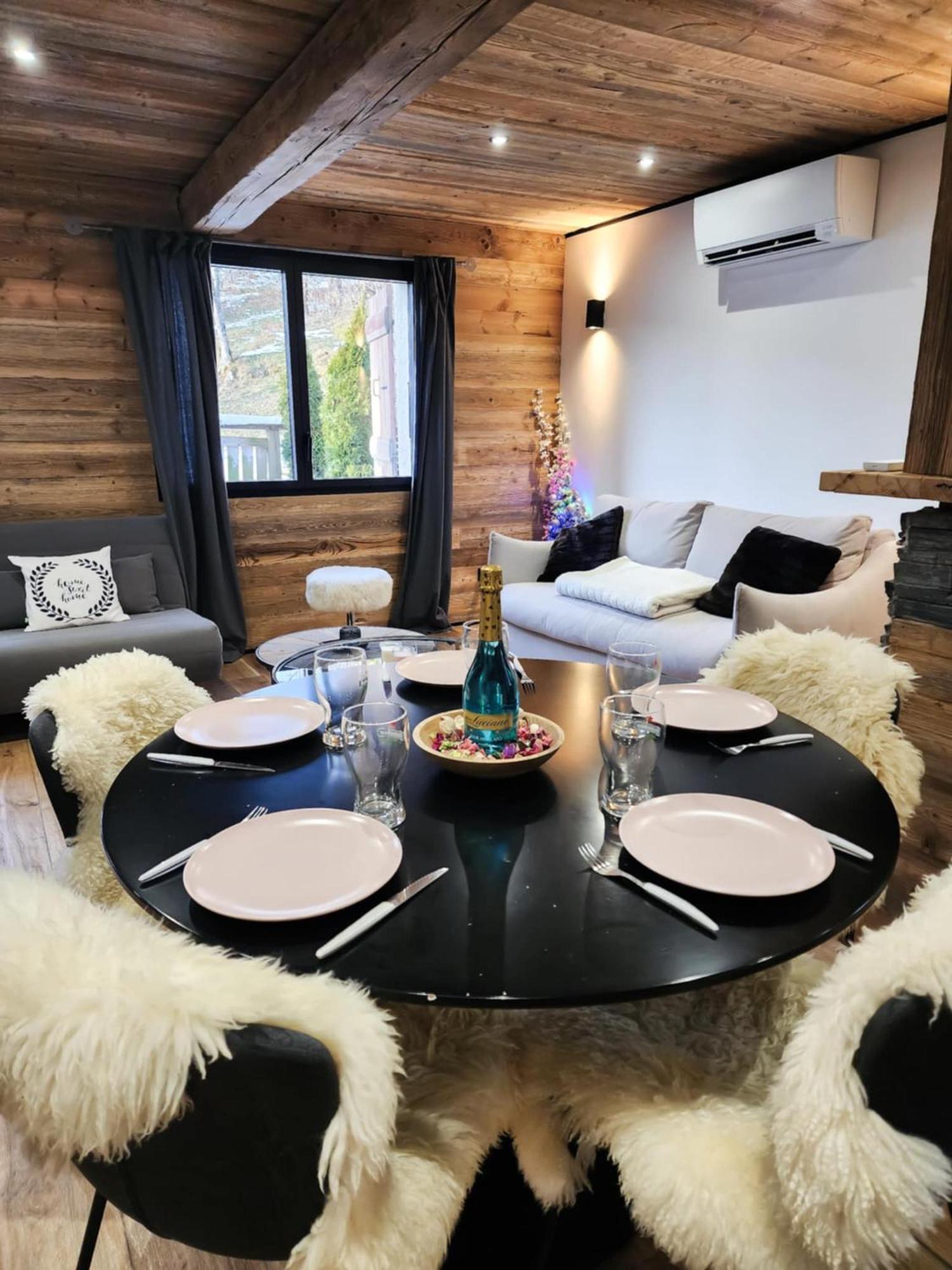Logement A Megeve Avec Jardin Exterior foto